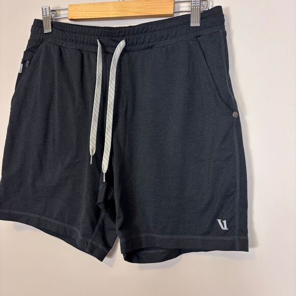 Vuori Black Super Soft 5" Inseam Athletic Shorts Men's Small - Picture 4 of 6
